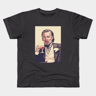 leonardo the famous django meme Kids T-Shirt